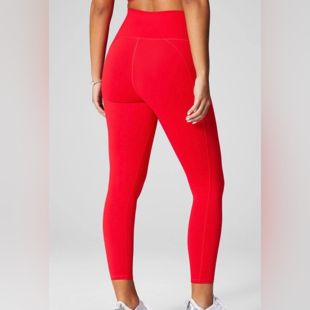 Fabletics Red Ankle Length Legging - image 1